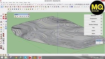 Tạo địa hình SU từ ACAD