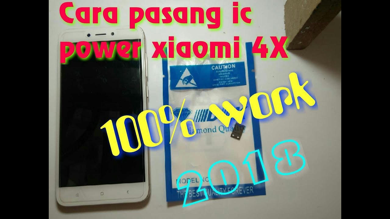 ganti IC power Xiaomi 4X 2018 100 workSD - YouTube