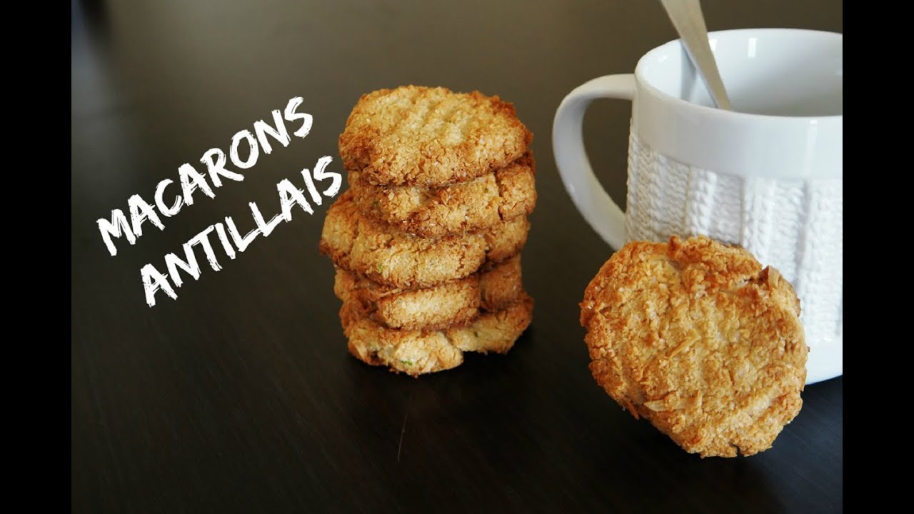 RECETTE DES MACARONS ANTILLAIS NOIX DE COCO YouTube RECETTE DES MACARONS ANTILLAIS NOIX DE COCO YouTube