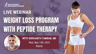 Physician-Assisted Weight Management Program Webinar Replay | Chicago Arthritis