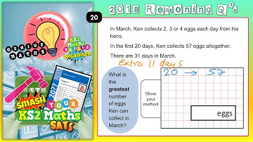 2018 KS2 Maths SATs Paper 3 Q20