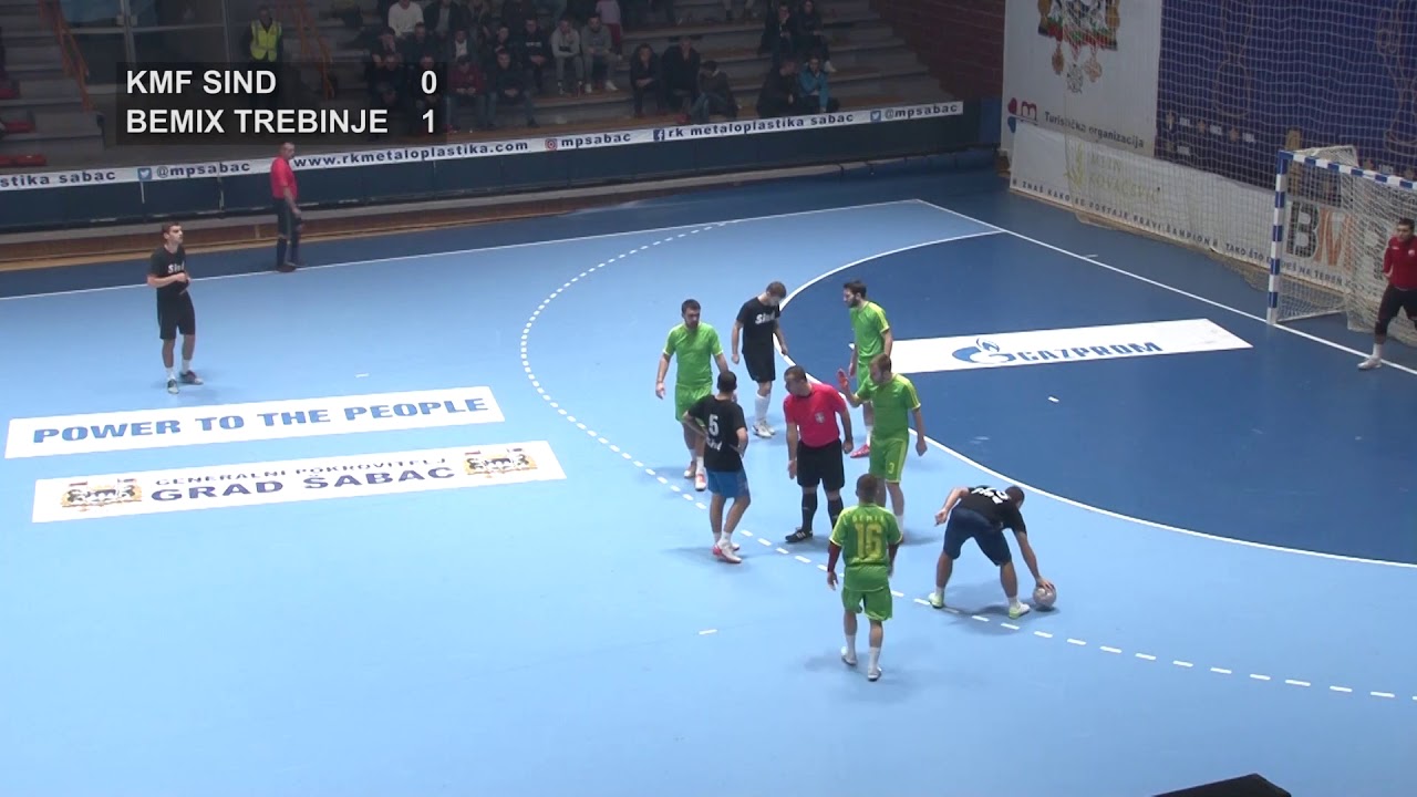 Mali fudbal Sabac KMF Sind - Bemix Trebinje