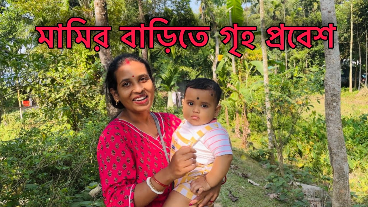 মামির বাড়িতে গৃহ প্রবেশ তাই সবাই মিলেই চলে গেলাম।