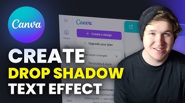 How To Create Drop Shadow Text Effect in Canva - Add Drop Shadow To Text