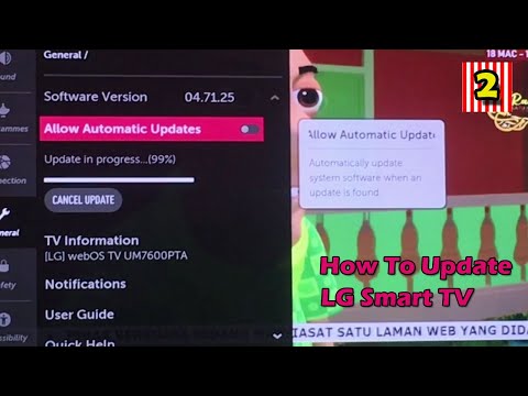 How To Update LG UM76 Smart TV To latest Version & Use Interactive Info Button