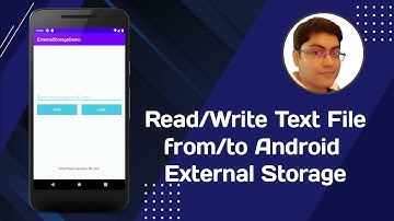 Read/Write Text File from/to Android External Storage