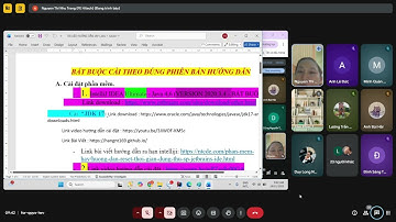 TUTOR JAVA WEB (JAV101) #1 - Cô Nguyễn Thị Nhu Trang