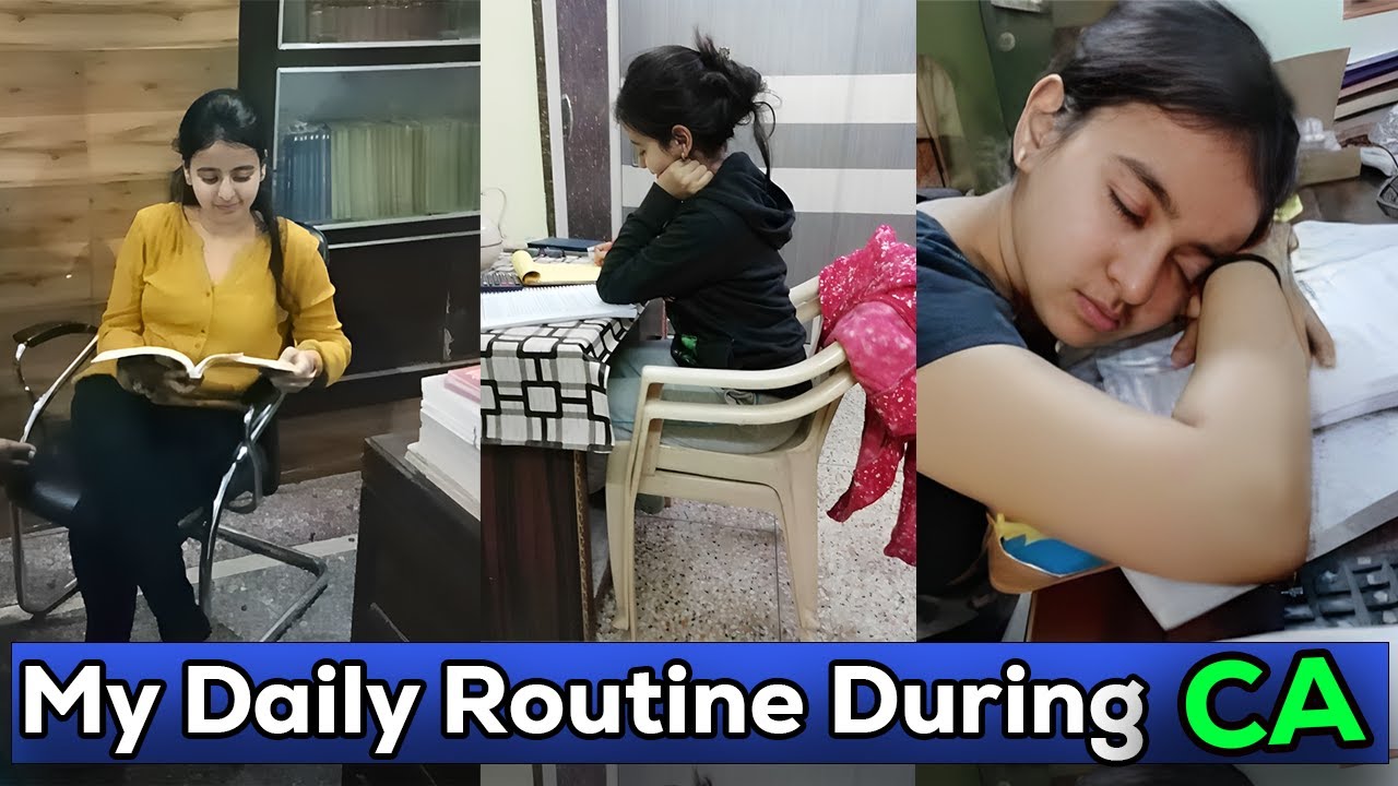 My Daily Routine During CA Exams   Air 01 Strategy   CA Nandini Agrawal