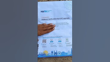Paytm payment Bank address verification for KYC upgrade #bhagalpurvlogs #Paytm
