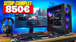 CONSTRUIRE UN SETUP COMPLET AVEC 850€ (avec PC Gamer)