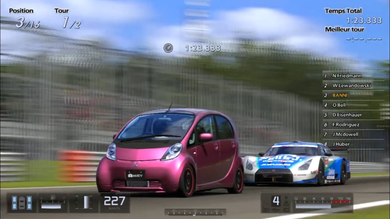 Gran Turismo 5 Mitsubishi iMiEV '09 (HYBRiD) PS3 Gameplay YouTube