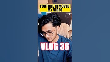 VLOG 36 || video removed from channel due to community guideline strike @tech_onscreen