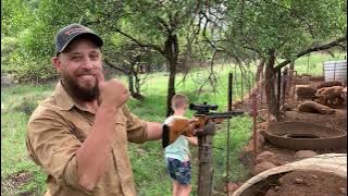 Pig for the braai shot with pcp5.5