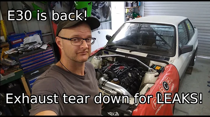 BMW E30 Ls1 & T56 swap project: Ep 9 Walk around with new extractors and 3in zorst, and some leaks!