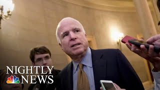 Tributes For John McCain As Congressional Leaders Seek To Honor His Legacy | NBC Nightly News