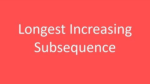 Longest Increasing Subsequence NLogN || Code in C# || Coding Interview Questions