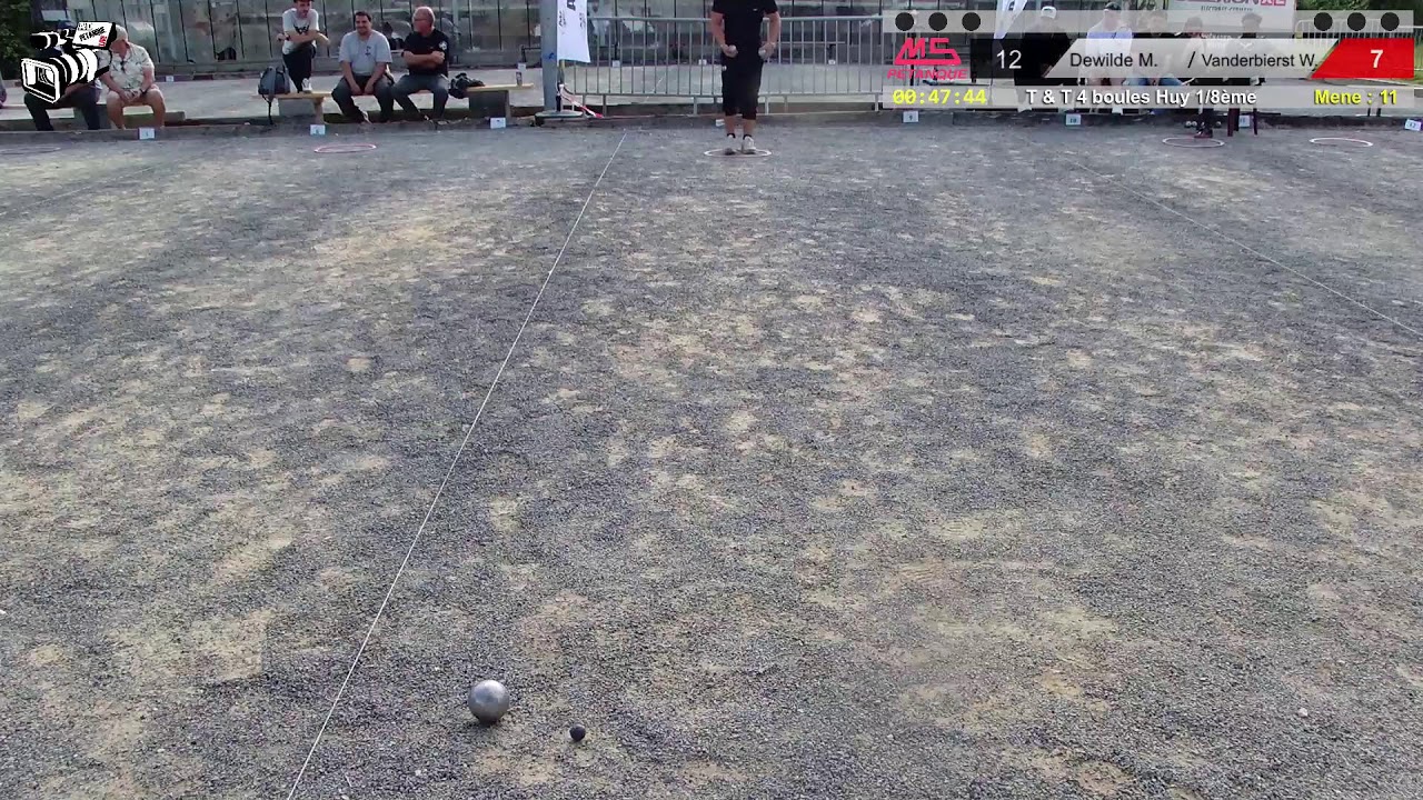 Miniature : Pétanque 2025: T & T 4 boules PC Huy, 1/8 de finale
