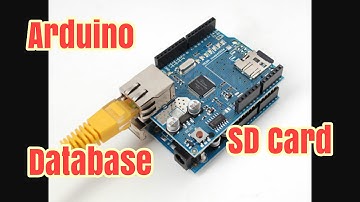 Arduino - Database + SD Card + Ethernet Shield + EDB + HTML + javascript + Json
