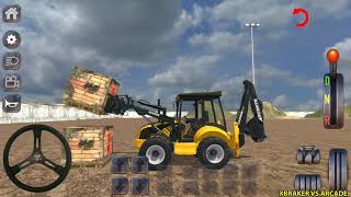 Excavator Simulator Backhoe Loader Dozer Android Gameplay #1 screenshot 5