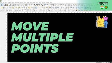 বাংলা - Move Multiple Points | TUKAdesign Video Help | CAD Pattern Making Software | Bangla