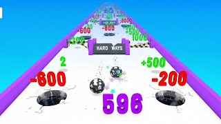 Hole Number Run unlimited collection of numbers ASMR gameplay 