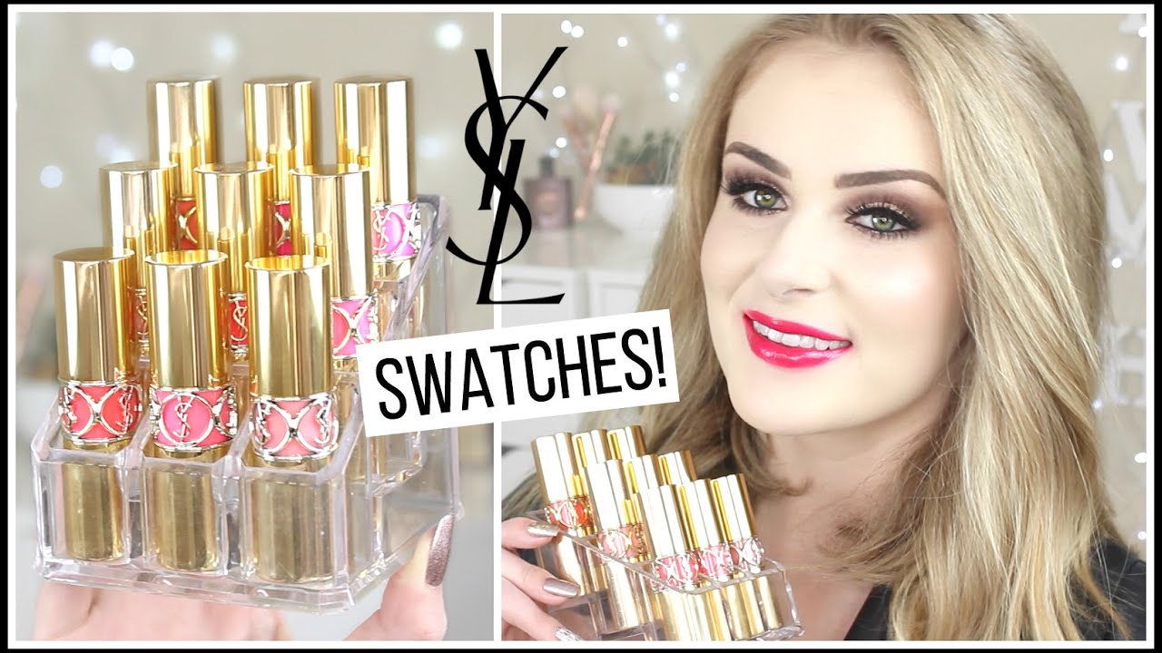 YSL Lipstick Review Swatches I 12 New Spring Shades | chegos.pl