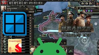 winlator emulator Hearts of iron iv gameplay  screenshot 4