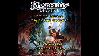 Rhapsody - The Mystic Prophecy Of The Demonknight (Lyrics &amp; Sub. Español)