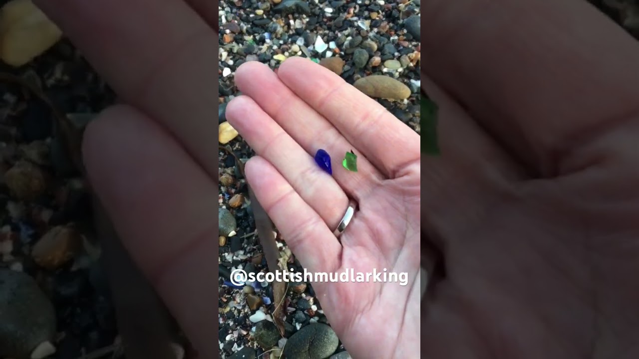 Tiny treasures Scotland beachcombing! 