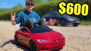 I bought a $600 Tiny Tesla Model S