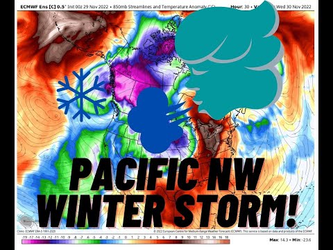 Dynamic storm impacting the Pacific NW!