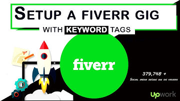 How to Setup a fiverr gig with keywords and tags