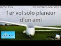 1er vol solo en planeur dun ami avec le cevv 