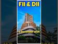 Fll/FPI AND DII Trading Activity on nse || FII AND DII BUY🟢 SELL🔴 DATA ANALYSIS || #fiis #diis