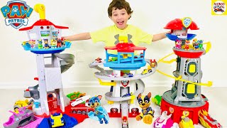 Paw Patrol Best Lookout Towers Collection Special Compilation with Alonso Crazy Cars