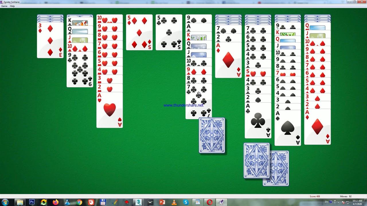 spider solitaire 4 suits solitr