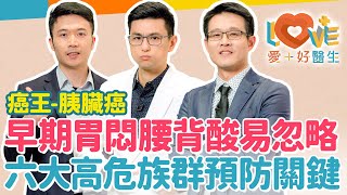 胰臟癌沉默癌王為何難被發現七成以上初期沒症狀四大症狀讓癌王無所遁形警覺六大高危險族群這些檢查能及早預防這項因素讓風險倍增四倍精準治療效果新曙光黃瑽寧feat. 林相宏、林寰澤