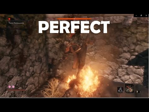Sekiro: Toro llameante DERROTARLE SIN SUFRIR DAÑOS FÁCIL