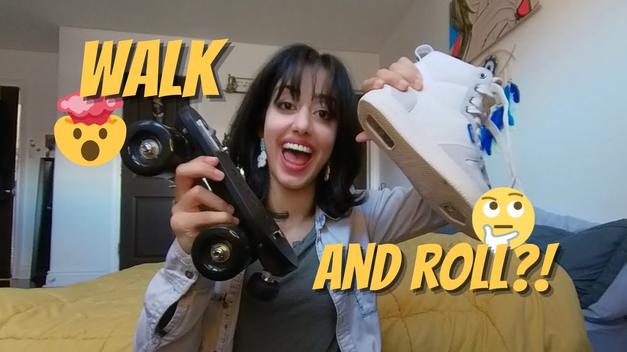 Shoes That BECOME Rollerskates YouTube Shoes That BECOME Rollerskates YouTube