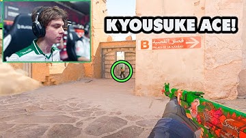 kyousuke stunning Ace against Spirit in Blast Rivals Match - CS2 Highlights