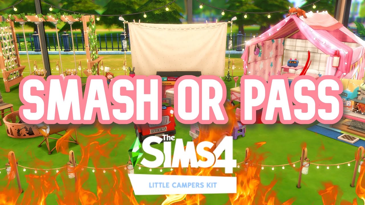 SMASH or PASS Little Campers Kit Edition: Sims 4 Pack Cost Rating & Item Review 