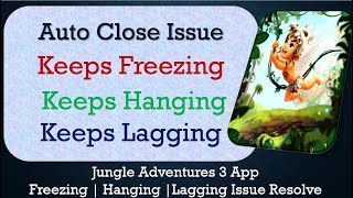 How to Fix Jungle Adventures 3 Auto Close | Keeps Hanging | Freezing | Lagging Issue Solve screenshot 3
