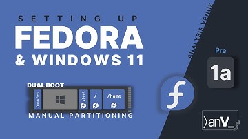 Dual Boot Fedora 41 and Windows 11 | Manual Partitioning (Pre1a)