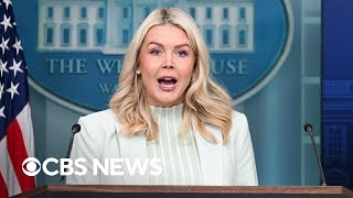 Karoline Leavitt says talks are continuing between U.S. and Iran