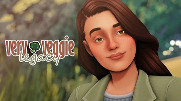 Creating a Founder for the Very Veggie Legacy Challenge 🥦...(Sims 4 Create-A-Sim)