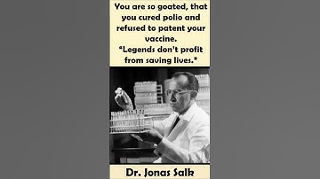 The Scientist Who Cured Polio and Gave the Vaccine Away for Free | Jonas Salk Story #didyouknow