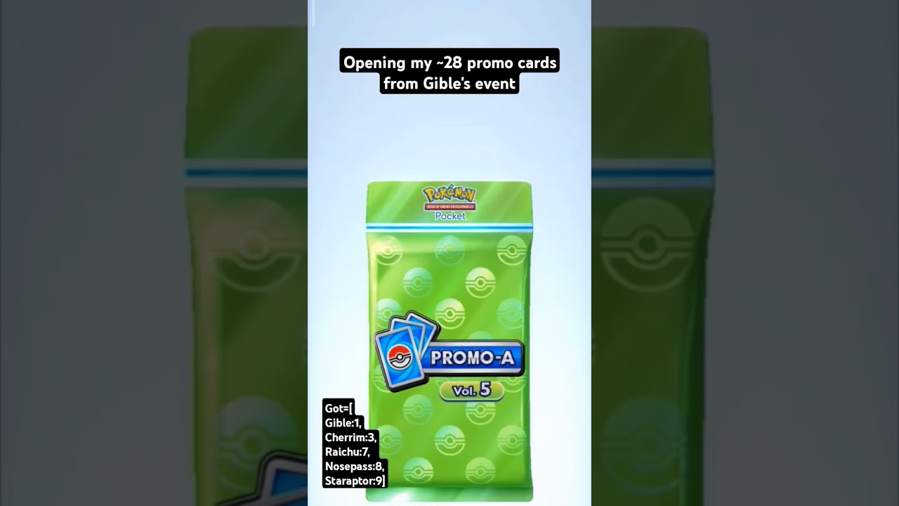 OPENING ~28 GIBLE'S PROMO PACKS - 