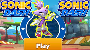 Sonic Dash - Blaze Characters Unlocked New Update Gameplay ( android,ios ) #shorts
