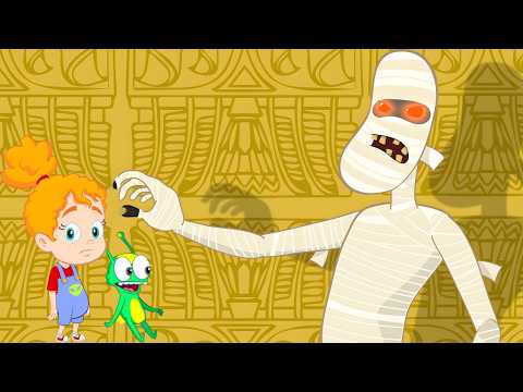 Groovy Wakes Up a Mummy! A Museum Adventure! | Groovy the Martian