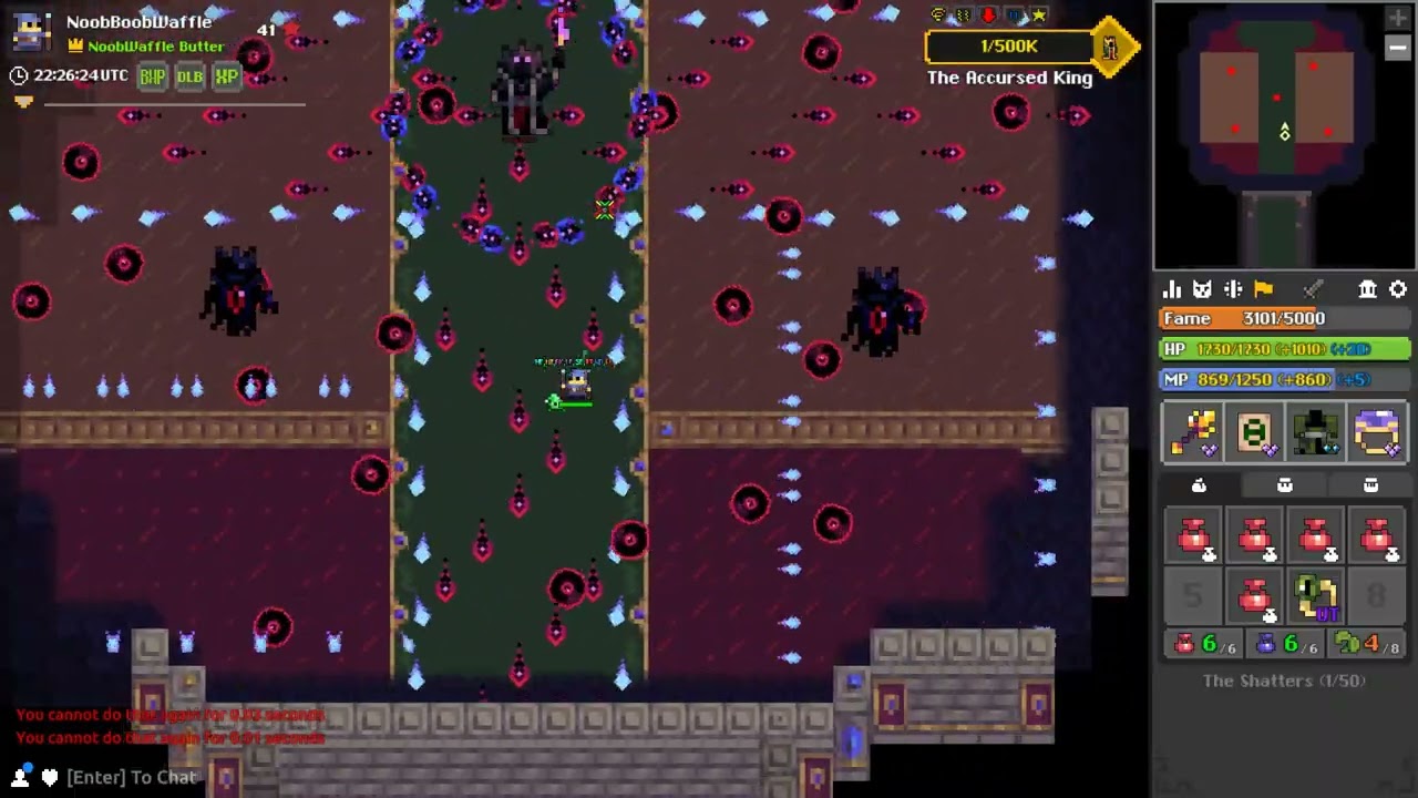 (Rotmg) Forgotten King vs Yellow King Wizard